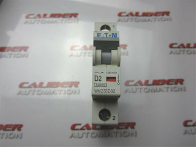 EATON WMZS1D02 1 Pole 2A Circuit Breaker - Caliber Automation Online Store