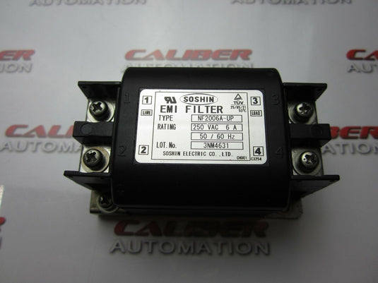 SOSHIN EMI FILTER NF2006A-UP - Caliber Automation Online Store