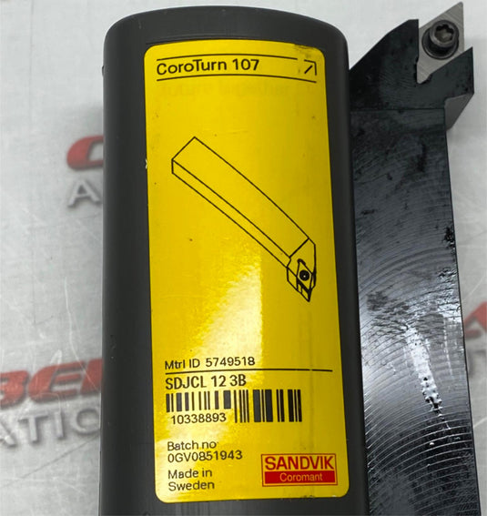 SANDVIK Coromant SDJCL 12 3B Turning Insert Holder - Caliber Automation Online Store