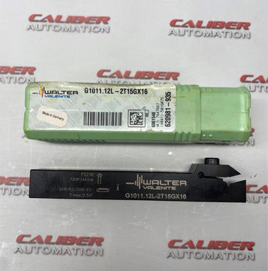 WALTER VALENITE G1011.12L-2T15GX16 Indexable Grooving-Cutoff Toolholder - Caliber Automation Online Store