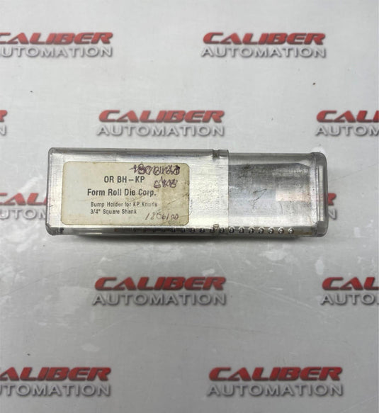 Form Roll Die Corp. OR BH-KP Bump Holder for KP Knurls - Caliber Automation Online Store