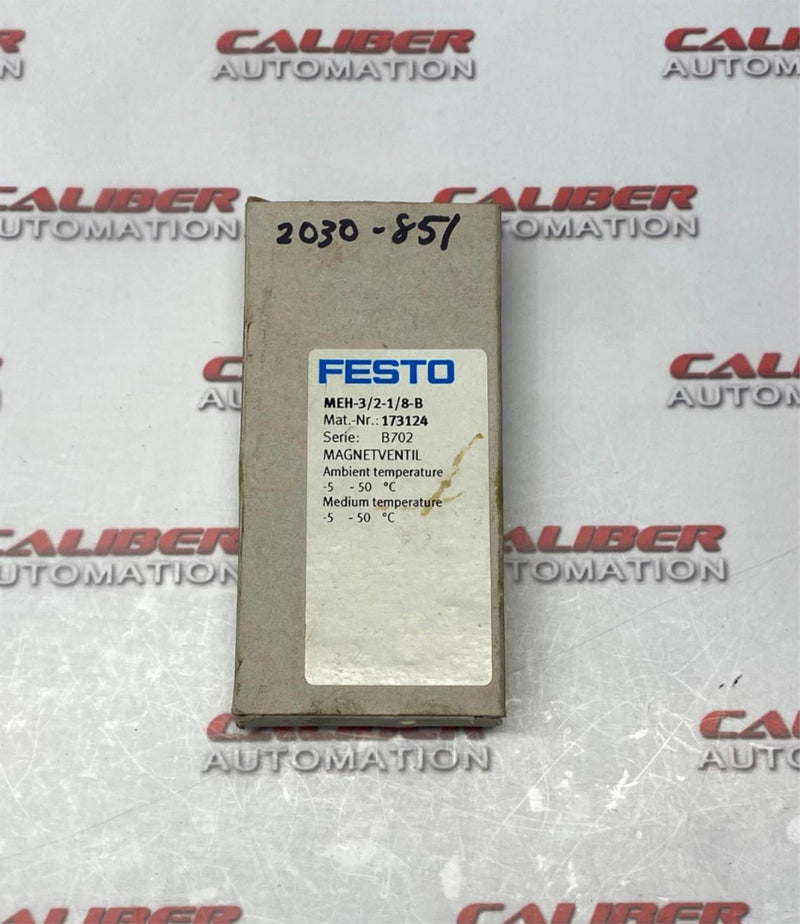 Load image into Gallery viewer, FESTO MEH-3/2-1/8-B Solenoid Valve - Caliber Automation Online Store
