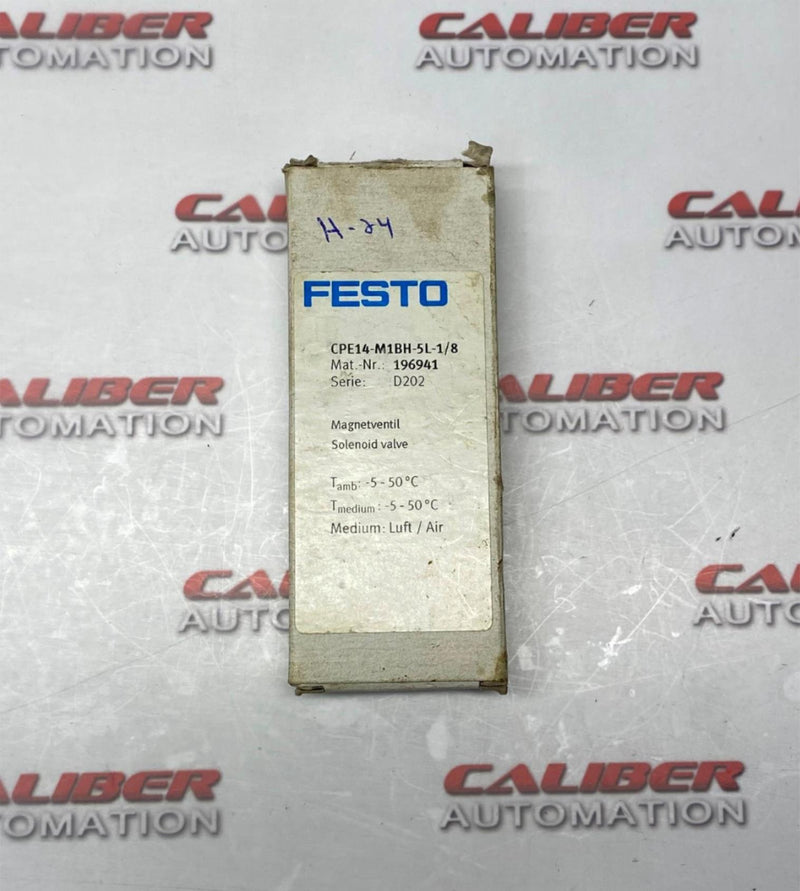 Load image into Gallery viewer, FESTO CPE14-M1BH-5L-1/8 Solenoid Valve - Caliber Automation Online Store
