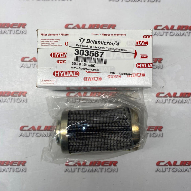 Load image into Gallery viewer, HYDAC 0060 D 100 W/HC Filter Element - Caliber Automation Online Store
