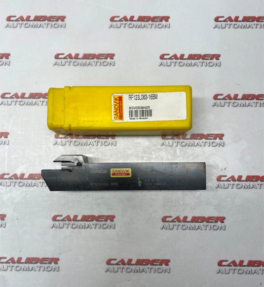 SANDVIK RF123L063-16BM Grooving Tool Holder (NEW) - Caliber Automation Online Store