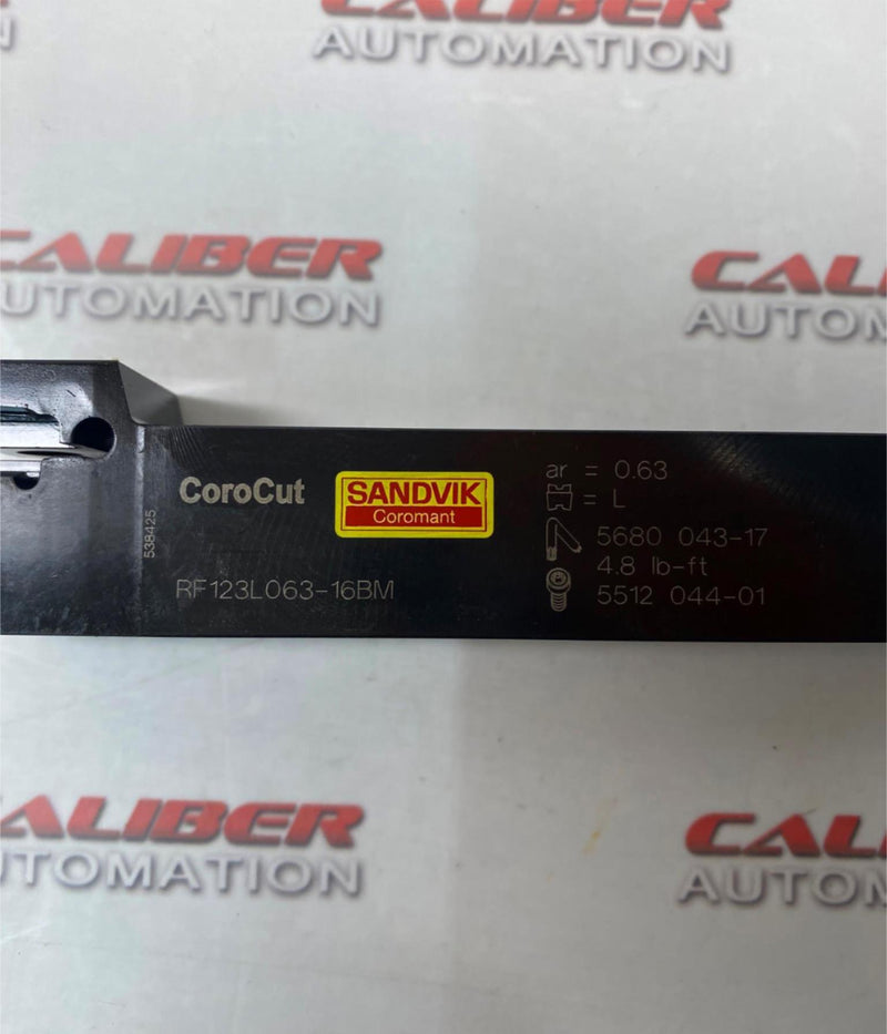 Load image into Gallery viewer, SANDVIK RF123L063-16BM Grooving Tool Holder (NEW) - Caliber Automation Online Store
