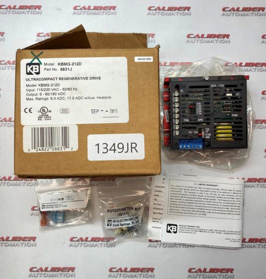 KB Electronics KBMG-212D (8831J) DC Motor Control - Caliber Automation Online Store