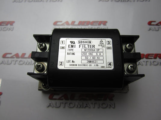 SOSHIN EMI FILTER NF2006A-UP - Caliber Automation Online Store
