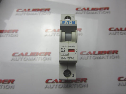 EATON WMZS1D02 1 Pole 2A Circuit Breaker - Caliber Automation Online Store
