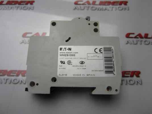 EATON WMZS1D02 1 Pole 2A Circuit Breaker - Caliber Automation Online Store