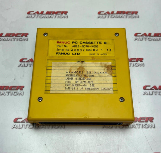 Mori Seiki MV-Jr (FS-10M) Ladder I 81250A03 PC Cassette - Caliber Automation Online Store