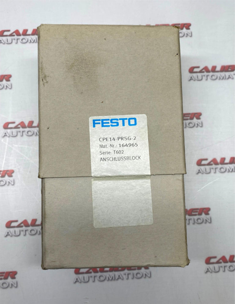 Load image into Gallery viewer, FESTO CPE14-PRSG-2 Manifold Block - Caliber Automation Online Store
