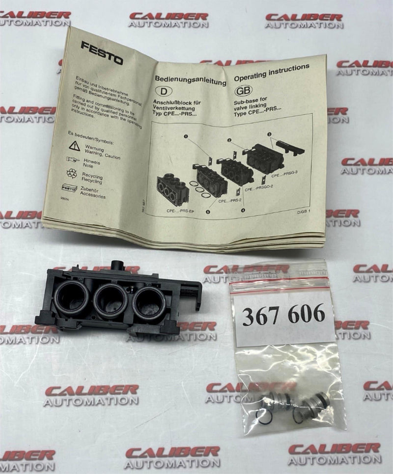 Load image into Gallery viewer, FESTO CPE14-PRSG-2 Manifold Block - Caliber Automation Online Store
